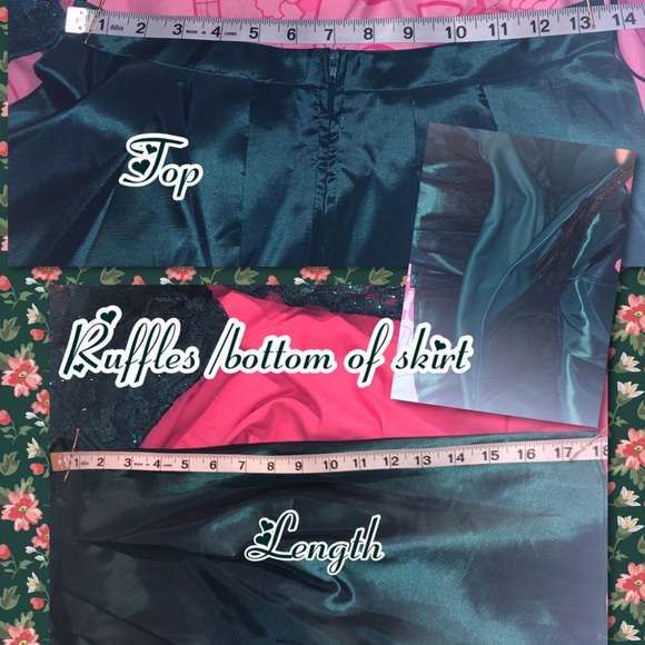 👗💚Jrs 5/6 Emerald Green 2-piece Prom Dress 👗💚 - Picture 7 of 8